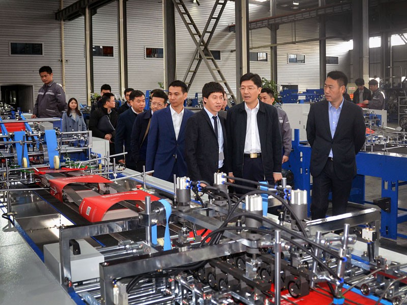 Mar. 26, 2019 Deputy secretary of Wenzhou Municipal Party Committee Mr. Yao Gaoyuan visited ZENBO for investigation and guidance