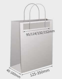 paper bag twisting handle machine